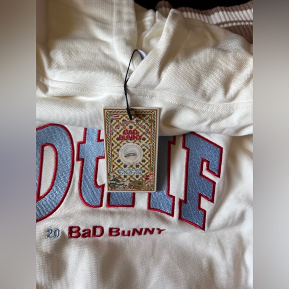Bad Bunny - DTMF White Hoodie - Picture 2 of 4